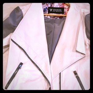 Guess Faux Leather Moto Jacket